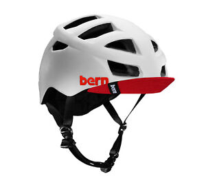 BERN ALLSTON Fahrradhelm Action Sport Helm Flip Visior L-XL 57-60,5cm Weiß