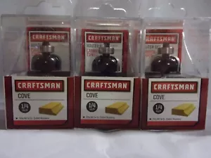 3 NUOVE PUNTE PER ROUTER CON PUNTA IN CARBURO DI BAIA 1/4" ARTIGIANO # 999720 - Foto 1 di 1