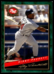 1994 POST CEREAL KIRBY PUCKETT MINNESOTA TWINS #4
