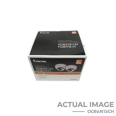 Vivotek FD8179-H 4 Megapixel Indoor IR Fixed Dome Network Camera - Image 1 of 4