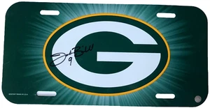 JOSH BIDWELL SIGNED Green Bay Packers License Plate NFL Wincraft Plastic 12x6 - Picture 1 of 6