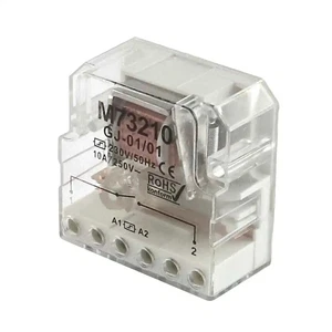 Stromstoßschalter für Doseneinbau, Fernschalter, 230V/50Hz, 1S, 10A/250V, UP - Afbeelding 1 van 2