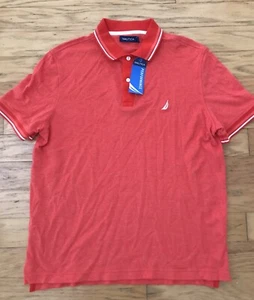 Nautica - Orange Polo Shirt for Men's - Size: S - Picture 1 of 6
