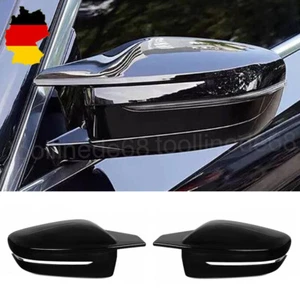 2X Sport Spiegelkappen Glanz Schwarz Für BMW G20 G21 G22 G23 G30 G31 G11 G15 G16 - Bild 1 von 8