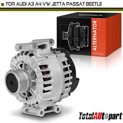 Alternator for Audi A4 TT Quattro VW Beetle Jetta Passat 150A/140A CW 6-Groove - Image 1 of 4