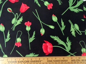 "Flora" von Timeless Treasures Stoffe aus Soho, #1050, 1/2 Jd., Neu - Bild 1 von 1