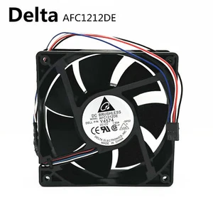 Delta AFC1212DE 12038 12V 1.6A 12CM 4 Line Ant PWM High Speed Cooling Fan - Picture 1 of 7