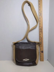 San Francisco Giants braun hellbraun Leder Umhängetasche Schultertasche SF Logo MLB - Bild 1 von 8