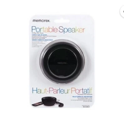 Altavoz de viaje compacto Memorex ML100BLK negro Utra Foto 1 de 3