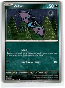 Pokemon Zubat Common Lightly Played - Picture 1 of 2