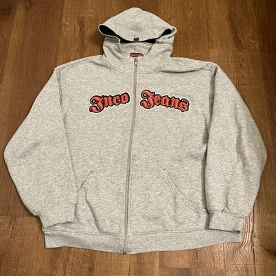 Sudadera con capucha vintage JNCO Jeans cremallera bordado logotipo M Foto 1 de 4
