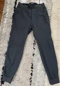 Lululemon sportliche Jogginghose mit Kordelzug anthrazitgrau - Herren Small (S) - Bild 1 von 6