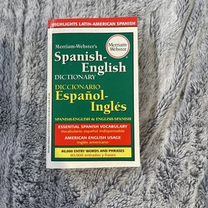 Merriam-Webster's Spanish-English Dictionary Highlights Latin American Spanish - Picture 1 of 4