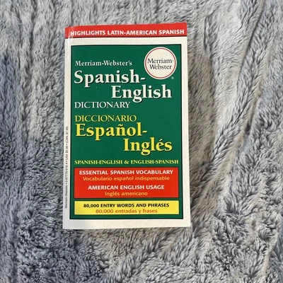 Merriam-Webster's Spanish-English Dictionary Highlights Latin American Spanish - Image 1 of 4