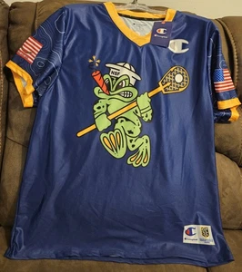 Custom Champion/PLL Navy Seal Foundation Premier Lacrosse League Jersey XL NWT - Picture 1 of 19