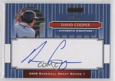 2008 Razor Signature Series Blue /25 David Cooper #117 Auto - Image 1 of 2