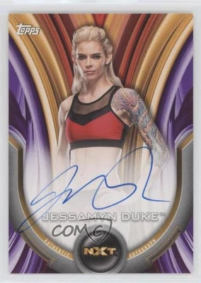 2020 Topps WWE Women's Division Roster Auto Purple /99 Jessamyn Duke #A-JD Auto - Image 1 of 2