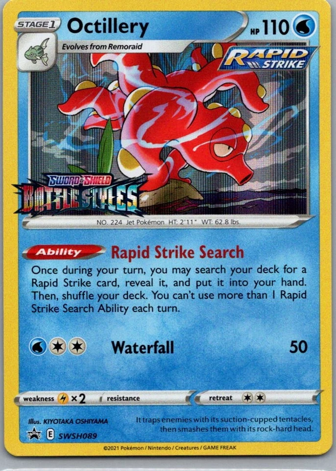 Octillery -  (Prerelease) Promo SWSH: Sword & Shield Promo Cards SWSH089 NM - Image 1 of 2