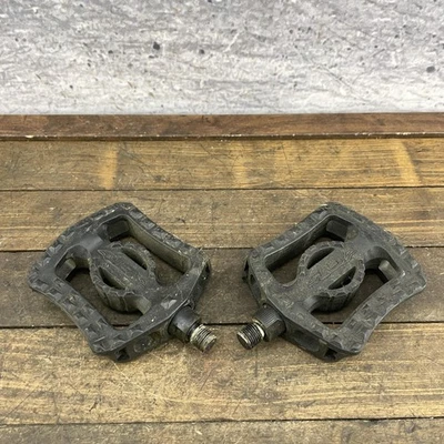 Pedales de Bicicleta GT BMX 1/2 Performer Negro Par DYno Reflectores Resina OPC 350g Foto 1 de 4