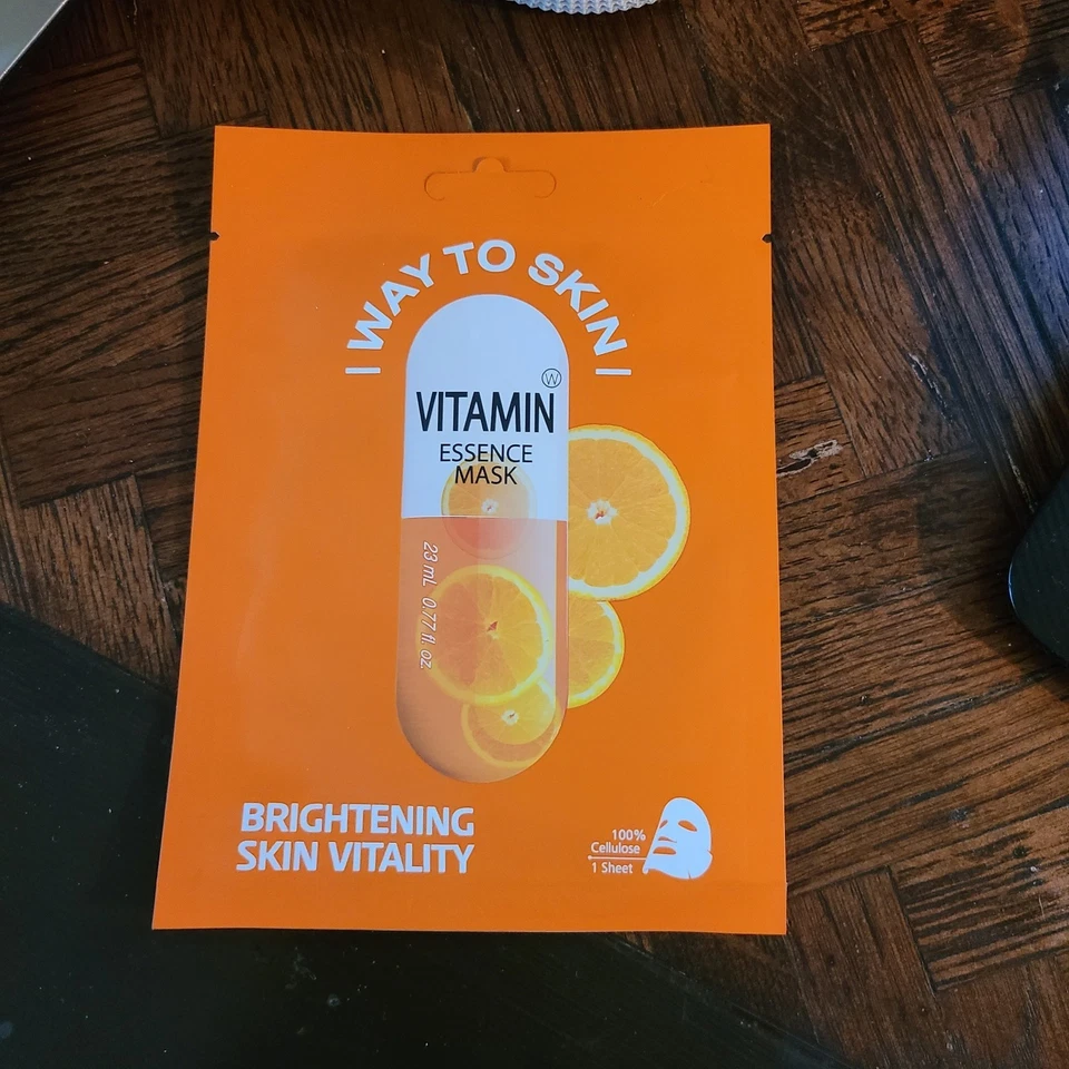 NUEVO I Way To Skin Vitamin Essence Hoja Mascarilla VITAMINA Foto 1 de 1