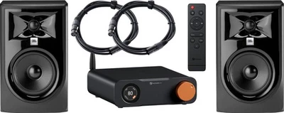 JBL 305P MKII / Fosi ZD3 HDMI monitor da studio HiFi set monitor altoparlanti stereo - Immagine 1 di 4