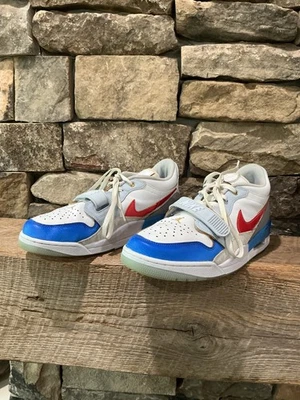 Nike Hombre Air Jordan Legacy 312 Bajo Blanco Universidad Rojo Azul FN8902-161 Talla 12 Foto 1 de 4