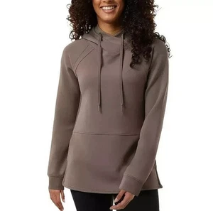 Neu mit Etikett 32 Grad Damen-Hoodie im Raglan-Stil hellbraun (bügelfrei) Größe 2X - Bild 1 von 4