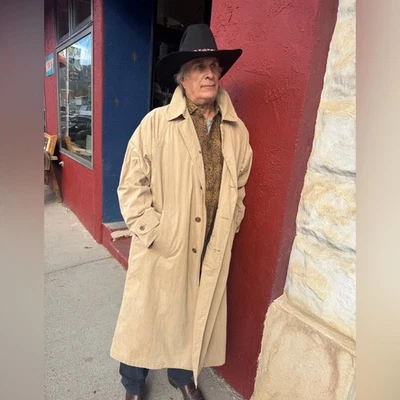 复古 90 年代 London Fog 44R 全长可拆卸羊毛衬里风衣 — 第 1/4 张图片