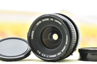 Lente Canon FD 28 mm f/3,5 montura FD 1971 vintage - vidrio limpio, reparado [CLA’d] Foto 1 de 4