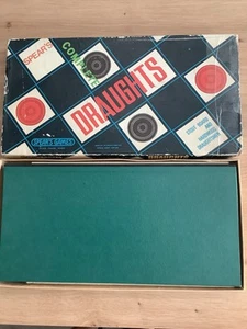 Vintage Draughts Spear's Games 100% Complete Draughts Board Game - Picture 1 of 9