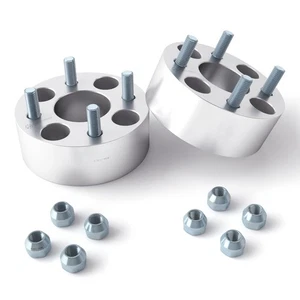 2pcs 2.5" Thick Golf Cart Wheel Spacers | 4x4" (4x101.6) | 1/2"x20 Studs Nuts - Picture 1 of 7