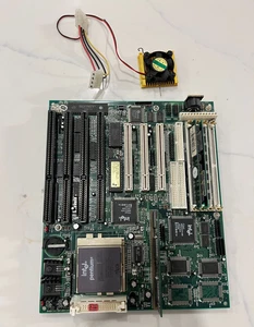 Vintage Pentium Socket 7 Motherboard with CPU and RAM *does not power on* #152 - Bild 1 von 8