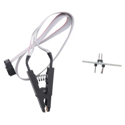 SOIC8 SOP8 Flash Chip IC Test Clips Socket Adapter Programmer BIOS/24/25/93 L4T3 - Image 1 of 4