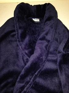 PLUSH HIS AND HERS ROBES UNISEX Size: L/X NAVY Plush and Luxurious Spa Bath Robe - Picture 1 of 12