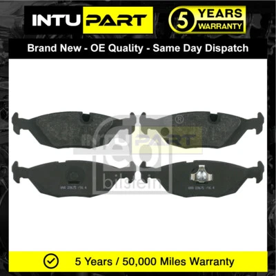 Fits BMW 3 Series 1982-1994 6 Series 1978-1989 IntuPart Rear Brake Pads Set - Image 1 of 2