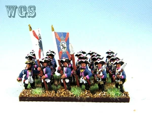15mm SYW Seven Years War WGS painted Prussian Prinz von Preußen Infantry Pa18 - Picture 1 of 6