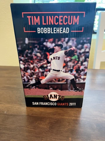 Tim Lincecum Bobblehead San Francisco Giants 2011 New in Box Cover