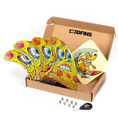 Surfboard fins Quads(4 fins)  Medium. FCS and Fut. Full Base Available - image 1 of 2