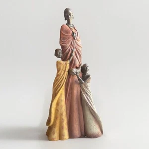 African Woman And Baby Figurine (wm) - Picture 1 of 6