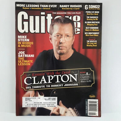 Guitar One Magazine June 2004 Subscription Edition Cover: Eric Clapton - Image 1 of 2