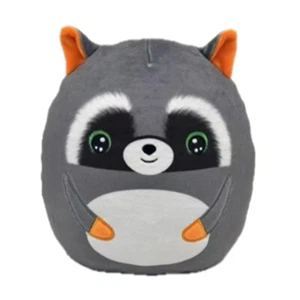 TY Beanie Squishies (Squish-A-Boos) Plush - SNEAKY the Raccoon (10 inch) - MWMTs - Picture 1 of 1