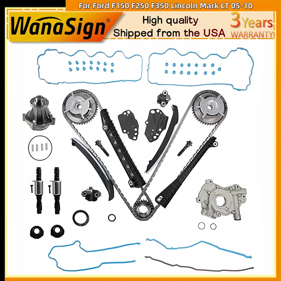 5.4L Timing Chain Kit Oil Pump kit For Ford F150 F250 F350 Lincoln Mark LT 05-10 - Изображение 1 из 4