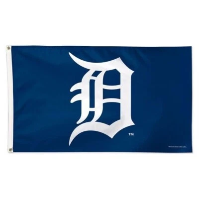 Detroit Tigers 3x5 Flag Banner MLB Baseball Single Sided Sports Outdoor Fan NEW - Image 1 of 2