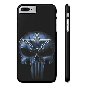 Funda delgada negra para iPhone Punisher Dallas diseño estrella brillante - Imagen 1 de 79