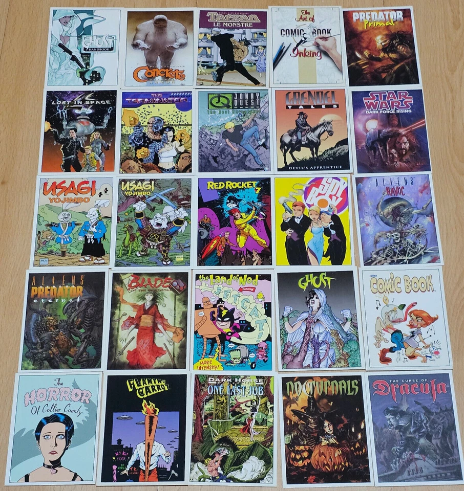 Dark Horse Comics signing oversized promo card lot of 25 cards alien star wars - Image 1 of 1