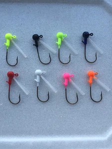 Paquete de 10 plantillas de crappie pintadas sin malezas 1/24 - Imagen 1 de 9