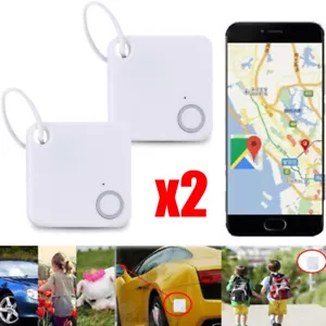 2PCS Bluetooth Tracker GPS Key Pet Kid Bag Finder Locator For IOS Android Phone - Picture 1 of 12