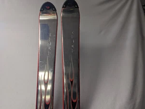Truth Machete Skis W/Salomon Bindings Size 165 Cm Color Silver Condition Used - Picture 1 of 16