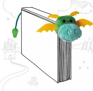 IF Book-Tails Bookmark - Dragon,Green D5 - Picture 1 of 10