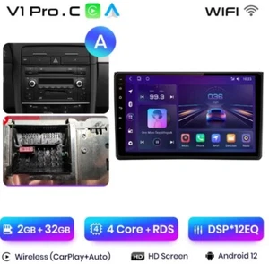 RADIO 2 DIN 9" PARA AUDI A4 B6 B7 ANDROID BLUETOOTH NAVEGADOR WI-FI CARPLAY 2/32 - Imagen 1 de 4